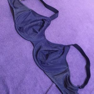 Blue 34DD Unpadded Bra